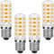 Ugvmn E14 Cooker Hood LED Candle Bulbs 3W Equivalent to 28W Halogen Bulbs, E14 Small Edison Screw Warm White 2700K for Fridge, Cooker Hood, Home Lighting, No Flicker, No Dimmable, AC 220-240V, 4 Pack