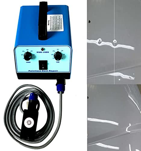 USEBEM Auto Body Dent Repair Machine ABS Metall Gummi PDR Induktion Heizung Blech Paintless Dents Remover Gerät geeignete professionelle Hagel Dellen Entfernung Werkzeug,Blue