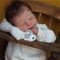 Anano Reborn Baby Dolls Girl Pascale 18 Realistic Newborn Baby Dolls with Soft Cloth Body, Lifelike Sleeping Baby Dolls Birthday Gift Set for Kids Ages 3+, White