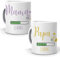 mundohuevo Pareja de tazas para la familia| Tazas con frase “Mamá/Papá Loading”|Capacidad 350ml| Taza de cerámica AAA | Diseño único| Tazas divertidas para tus familiares| Regala alegría.