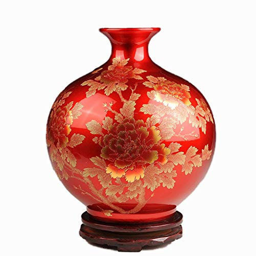 CONGRUI Vase en céramique pour arrangement floral, décoration moderne de style chinois pour salon, chambre à coucher