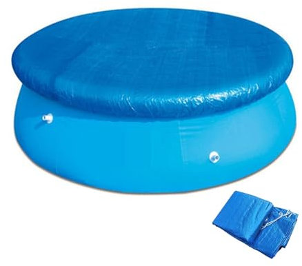 Runde Poolabdeckung, abdeckplane Pool Schwimmbadabdeckung Runde Poolabdeckungen für oberirdische Pools für Familienpool(Diameter 183cm)