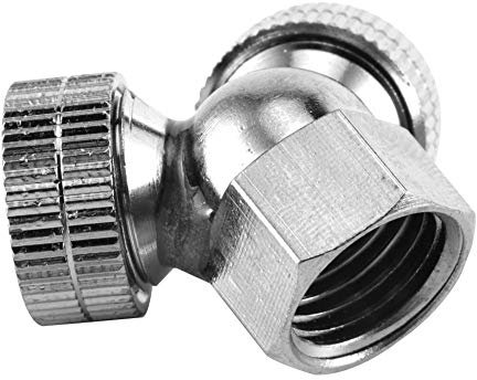 Ugello per Irrigazione G1/4 in Rame Cromato, Resistente Fino a 500 ℃ con Basso Attrito, Robusto per Giardinaggio, Frutteti e Irrigazione di Terreni Agricoli, Pratico Raccordo per