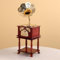 WOHPNLE Grammophon-Spieluhr, exquisites mechanisches Uhrwerk, Retro-Spieluhr-Figuren für Heim-Tisch-Schreibtisch-Dekorationen (Brown Gramophone with Base)