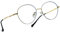 Joopin Elegante Blaulichtfilter Brille Herren Damen und Gaming Brillen Computerbrille mit Metallrahmen Blue Light Glasses for PC and TV(Schwarz/Gold)