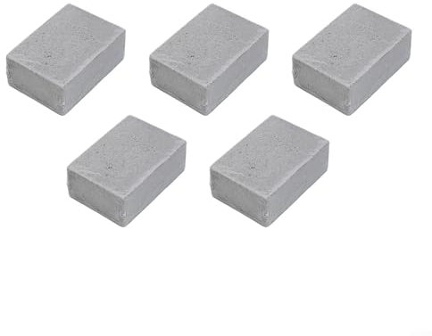 Lot de 5 pierres ponces robustes et écologiques pour barbecue