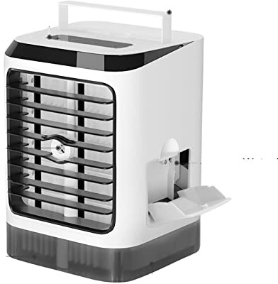 RFGTHY Mini ventilador de aire acondicionado portátil, ventilador de refrigeración Personal recargable por USB for el hogar, oficina, dormitorio, viaje al aire libre FáCil De Usar