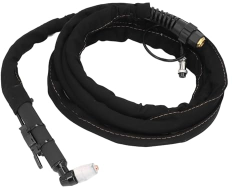 AUNMAS Plasmaschneidbrenner mit Isoliertem Kabel, Ergonomischem Griff, Plasmaschneidpistole mit Hoher Schnittgeschwindigkeit für die Metallbearbeitung, Kompatibel mit CUT 30, CUT 40, 50 und Mehr