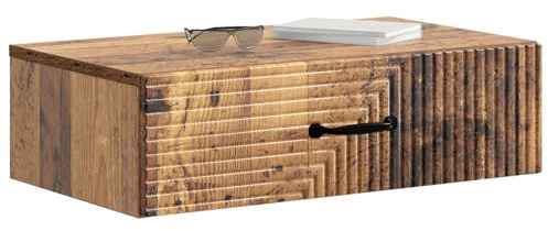 vidaXL Wandmontierter Beistelltisch 59 x 34,5 x 17 cm Holzwerkstoff