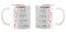 Tazza Mug Matematica personalizzabile all you need is love formula Serie Math amo la matematica