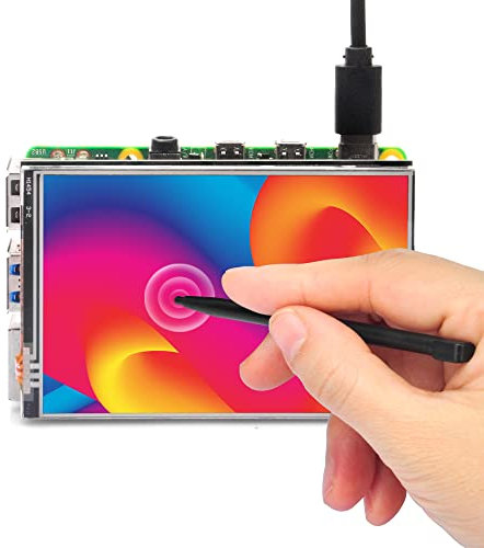 OSOYOO 3.5 Inch 480x320 Touch Screen TFT LCD SPI Display Panel for Raspberry Pi 5, A, B, A+, B+, 2B, 3B, 3B+,4B