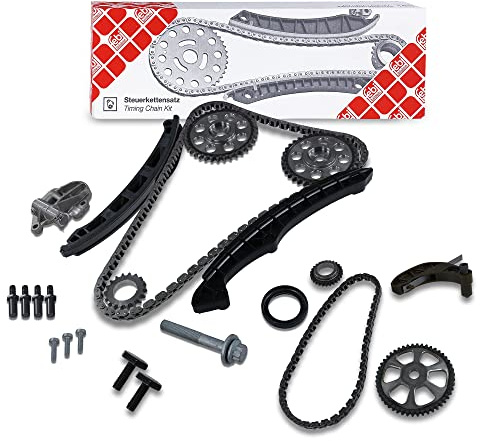 febi bilstein 170331 Steuerkettensatz für Nockenwelle und Ölpumpe, 1 Stück | Kompatibel mit: SEAT CORDOBA, IBIZA IV, IBIZA IV Kasten/Schrägheck, IBIZA IV SC, IBIZA IV ST, TOLEDO IV, SKODA FABIA II