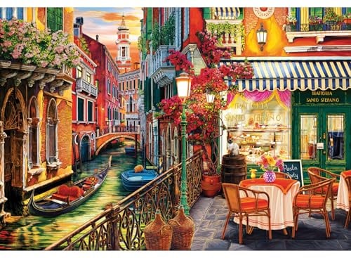Anatolian Puzzle 2000 Teile - Venetian Cafe - Puzzle-Größe 96x66cm (H)
