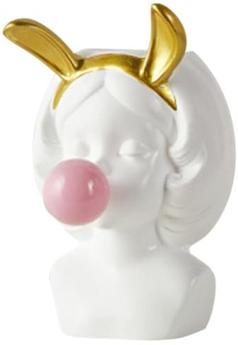 Couleur Bulles Fille Stylo Porte-Crayon Pot Lapin Mignon Chat Filles Capitule Vases Boîte de Rangement Pen Brosses Holder Artisanat Décoration
