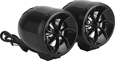 Bluetooth Speaker 12V Motorcycle Bluetooth Speaker Audio Music Amplifier High Power Loudspeaker with Light Effect