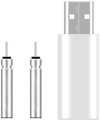 Bexdug Bissanzeiger, Leuchtende Elektronische Schweben Ladegerät CR 425 Wiederaufladbare Fischen Schweben Akku USB Ladegerät,Angeln Bissanzeiger Angelposen
