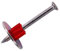 FVSCM 2 Powder Actuated Fasteners, Drive Pins with 1 Washer, PW200, 100pcs/pack