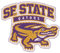 San Francisco State University Patch SFSU Gators bestickte Applikation Patch zum Aufnähen oder Aufbügeln Blazer Jackentasche (Patch – Design A)
