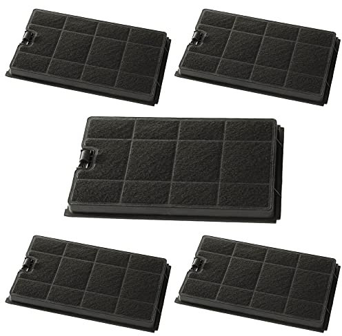 Elica – Filtro Carbone Originale Cappa Cucina Mod F00210 - Kit 5 pezzi