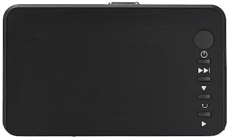 Lettore Multimediale TV, Lettore Multimediale HDMI Multiuso per Scheda SD per Disco Rigido per unità USB (Spina UE)