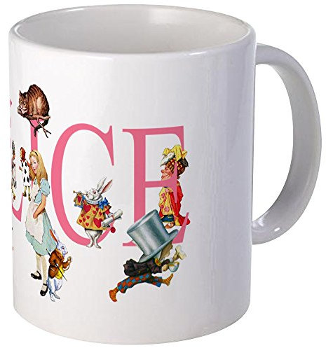 BAAROO Alice & Friends in Wonderland Tazza in ceramica, tazza da caffè e tè, 325 ml