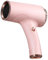 Portable Cordless Hair Dryer - Rechargeable Battery Hair Dryers for Travel - Handheld Wireless Hairdryer - Compact Blow Dryer for Quick Drying - 2600mAh, Men & Women (Pink)