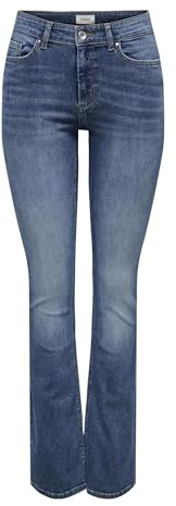 ONLY Female Flared fit Jeans ONLBLUSH Mittlere Taille Flared Jeans | Flared fit jeans