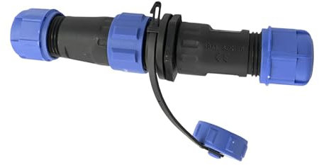 rongweiwang Waterproof Inline Cable Coupler Plug Socket Waterproof Connectors Waterproof Connector Plug Cable Connector, 4PIN