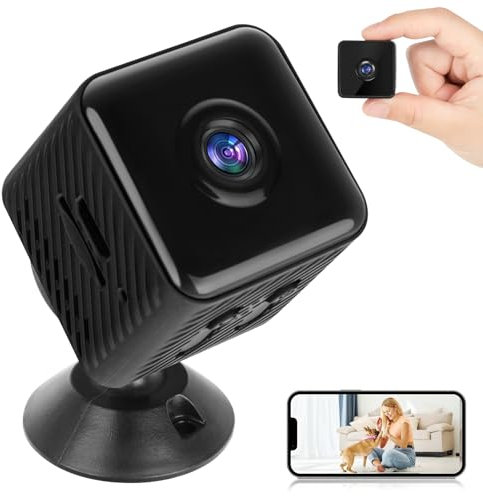 X2 Mini Camera, Mini Spy HD Small Camera with Night Vision, 1080P HD WiFi Mini Camera for Home Surveillance