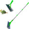 Lawn Aerator Scarifier with Handle, Moss Removal Garden Tool with Dethatching Rake, Manual Lawn Grass Soil Aeration and Scarification for Lawn Care Maintenance (1.7M)