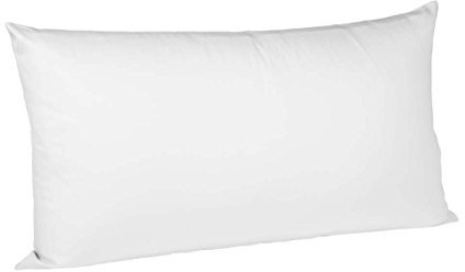 liebling Kissenhülle Interlock Jersey 40 x 80 cm, Farbe weiß, Kissenbezug aus 100% Baumwolle, edler Glanz, waschbar 60 Grad, Ökotex 100