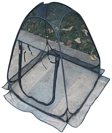 Zanzariera per campeggio | a rete per esterni | riparo, di staffa automatica, antivento per viaggi, campeggio, cortili