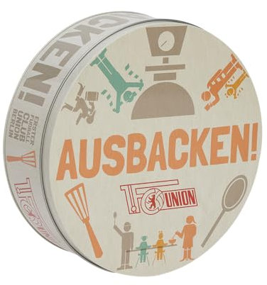 Keksdose mit Ausstechform - 1. FC Union Berlin - Plätzchendose, Keksausstecher