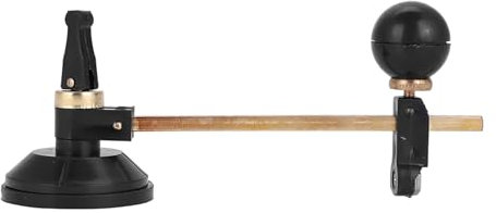 Glasschneider, 6-Rad-Zirkel, Kreisschneider mit Saugnapf, für Kreisbastler, Professioneller Zirkelgriff (30cm)