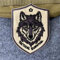 Klett Patches Tactical Survival Wolf Patch Klett MilitäR Moral Taktische Patches Embroidery Aufnäher für Rucksäcke Aufkleber Abzeichen Klettbänder