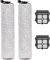 (4 pezzi) Floor One S3 Rulli di Ricambio per Spazzola e Filtri HEPA Compatibili con Tineco iFloor 3, Aspirapolvere Senza Fili per Liquidi e Solidi, Kit di Accessori, 2 Rulli Spazzola, 2 Filtri HEPA