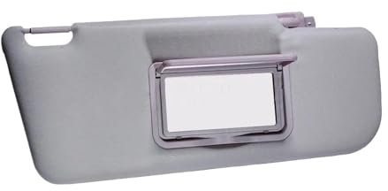 WEFOLEN 735362729 735362730 per F&iat per Panda 169 MK2 2003 2004 2005 2006 2007 2008 2009 2010 2011 Visiera Parasole Sinistra Destra con Specchio E Tasca Parasole Interno(Lato Destro)
