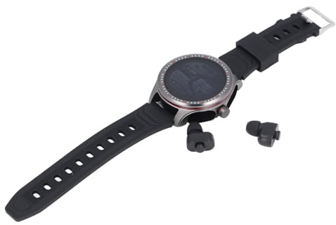ZASCHMOY 2 In 1 Smartwatch with Bluetooth Earbuds - 1.53 Inch Touch Screen, Music Playback & Call Answer, Fitness Tracker for Active Lifestyle