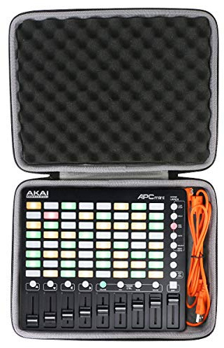 co2CREA Hard Travel Case for AKAI Professional APC Mini Compact Launcher | EVA Protective Carrying Bag with Shockproof Foam Cushion, Case Only