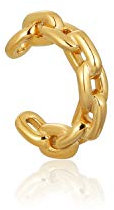 Damen-Ohrringe Schmuck Ania Haie Links trendy Artikelnummer: E004-02G, Gelbgold Stein Silber