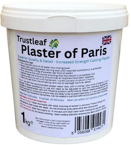 Moldmaster B07P7PSZMR - Vaschetta di gesso di Parigi da 1 kg