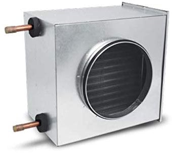 Alnor Échangeur de chaleur pour eau chaude NW 160-400 (NW 150) - WATER_HEATER - Chauffe-air à eau HDW - Argenté - Contemporain