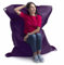 LIVEDECO - Pouf Extérieur, Outdoor, Jardin, Terrasse, Aubergine BiG52 Iron RAW