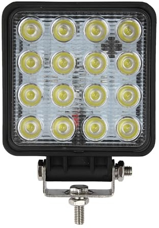 Cofan Faro de trabajo con 16 led | Potencia lumínica de 3360 Lumen | Color luz 6000K 48 W | Protección IP67 (10-30V)