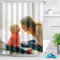Benutzerdefinierter Duschvorhang, Fügen Sie Ihr eigenes Foto oder Design hinzu, DIY Personalisierter Vorhang Benutzerdefinierter Bildhintergrund (66x72 in)