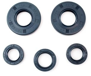 Wellendichtringe Simmerring Dichtring 5-teilig Blau Doppellippe Simson S50 KR51/1 SR4-2 SR4-3 SR4-4