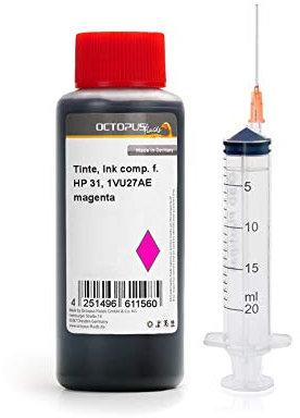 Druckertinte kompatibel für HP 31, 1VU27AE, Smart Tank 315, 450, 455, 457, 550, 555, 559, 570, 655 Magenta 250 ml