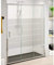 Mampara de Ducha FRONTAL Corredera 3 Hojas Mojacar – 1 Fijo y 2 Puertas Correderas SERIGRAFÍA – de 1,90 metros de alto y Cristal Templado 5mm de espesor - 150 cm