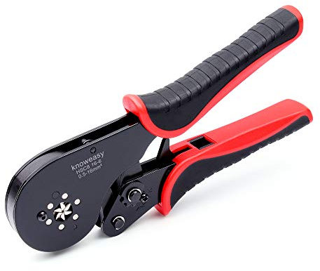 knoweasy 16-6 puntali esagonali crimpatrice e crimpatrice esagonale per cavi da 30-5 AWG/0,5-16 mm²