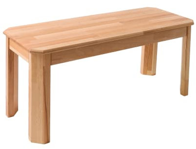 Krok Wood Sitzbank aus Massivholz in Buche (Berlin 94x35x45 cm)